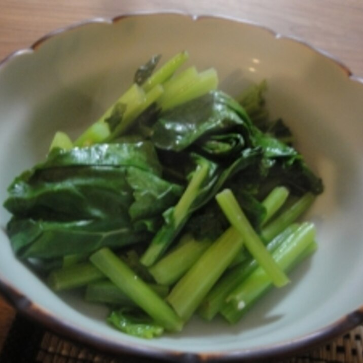 シンプル簡単 かき菜の塩にんにく炒め レシピ 作り方 By Chococco3215 楽天レシピ